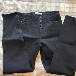 Lime lush black jeans